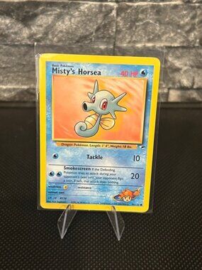Pokemon Misty’s Horsea 86/132 Vintage from Gym Heroes Unlimited (2000) M/NM